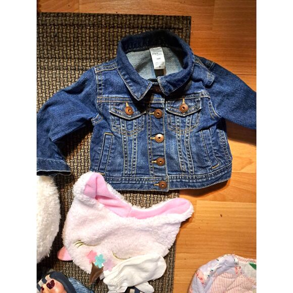 4 sweet jackets for kids appx 18 Mo-2T plus cap & mittens-some new with tags - Picture 8 of 9